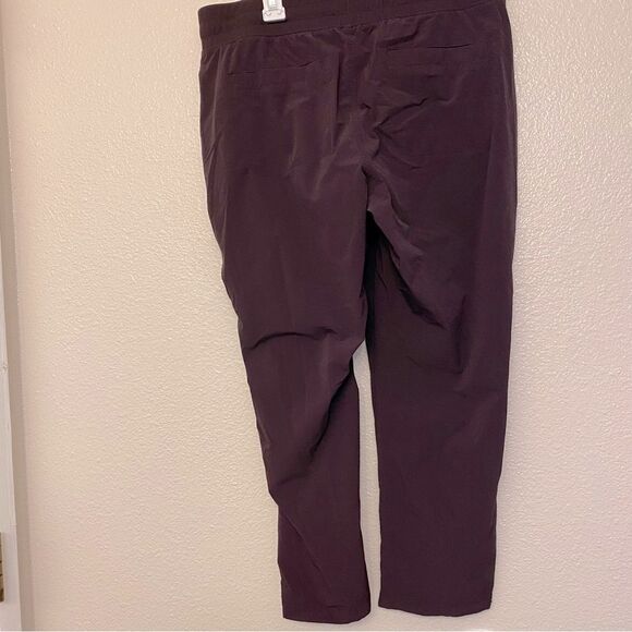 Gap fit Street To Studio hiking purple lightweight crop nylon pants S - Picture 3 of 10
